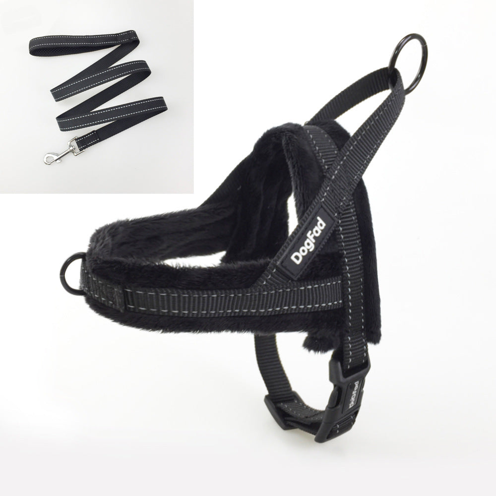 Comfortable Pet Chest Strap with Leash Attachment
