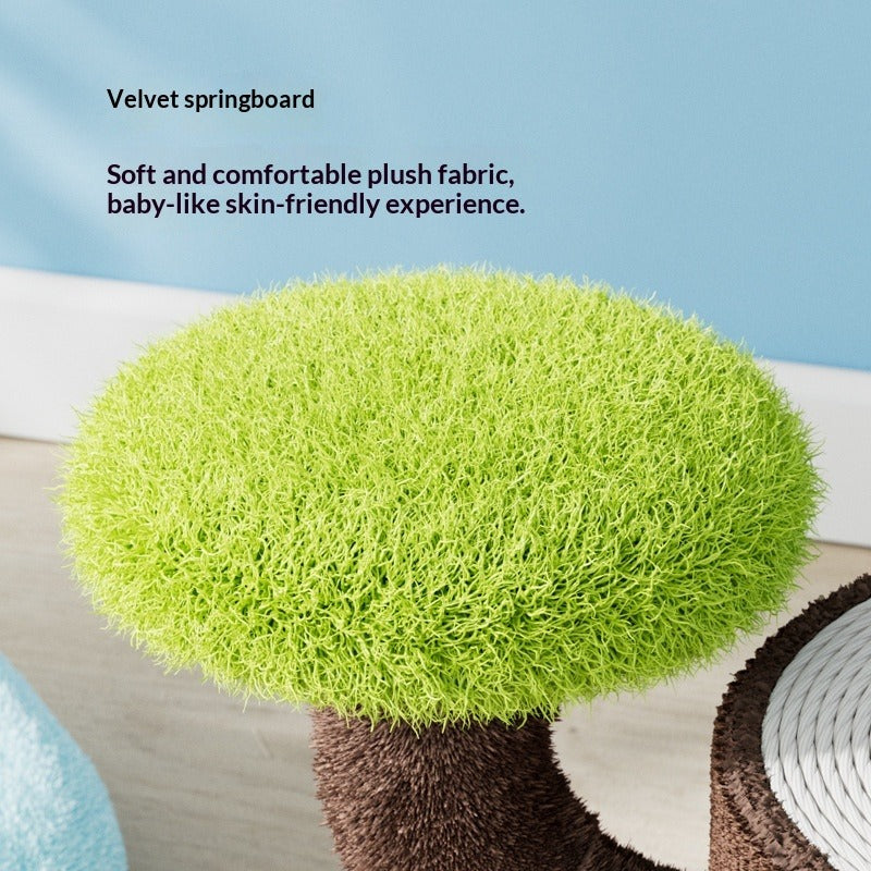 Vertical Cat Scratcher & Multi-level Cat Tree Bed