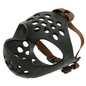 Breathable Anti-Bite Dog Muzzle - Soft Rubber (Single)