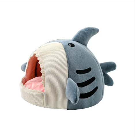 Shark-Style Pet Bed