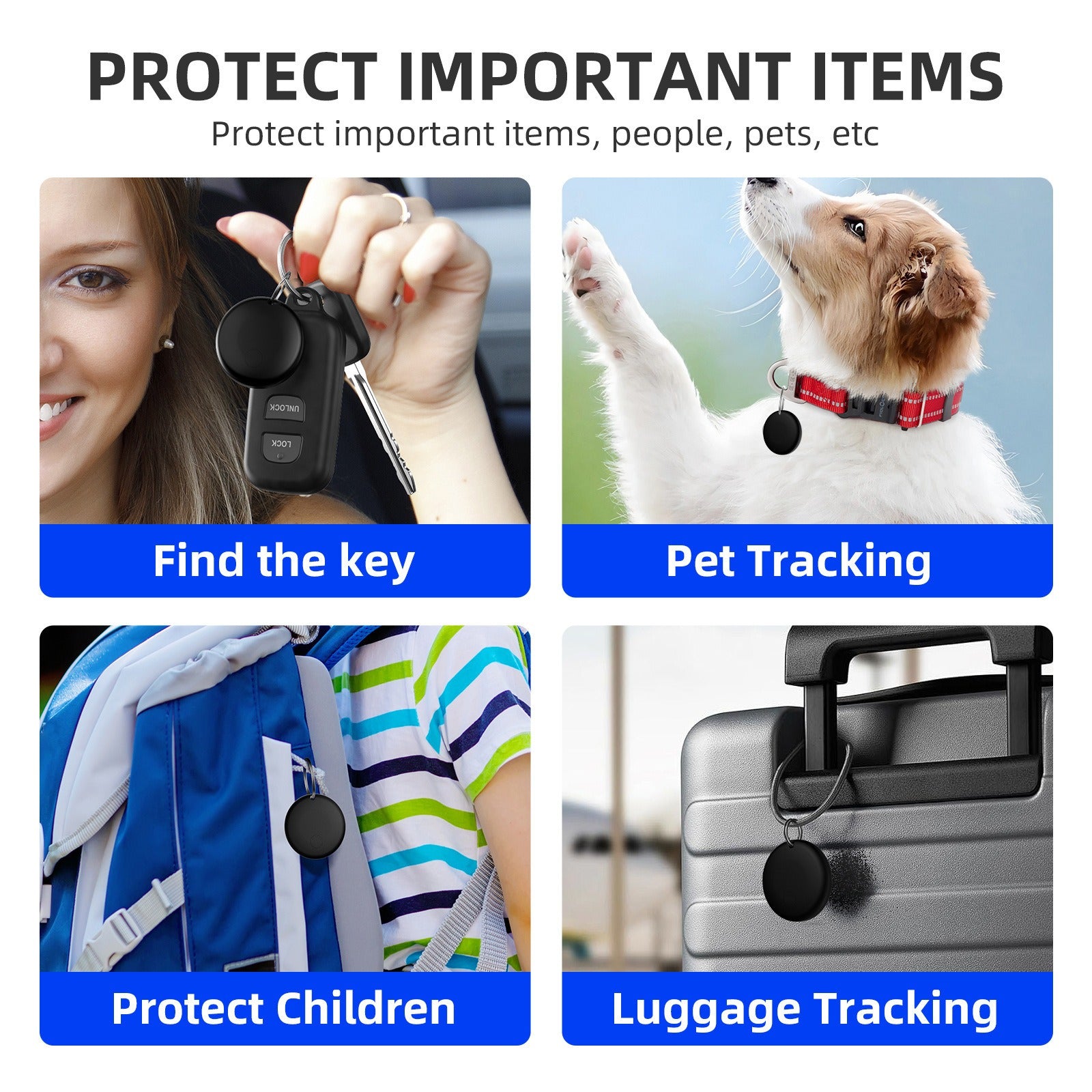 Airtag Bluetooth GPS Pet Tracker