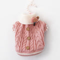 Classic Knitted Pet Sweater Overall for Small Dogs
