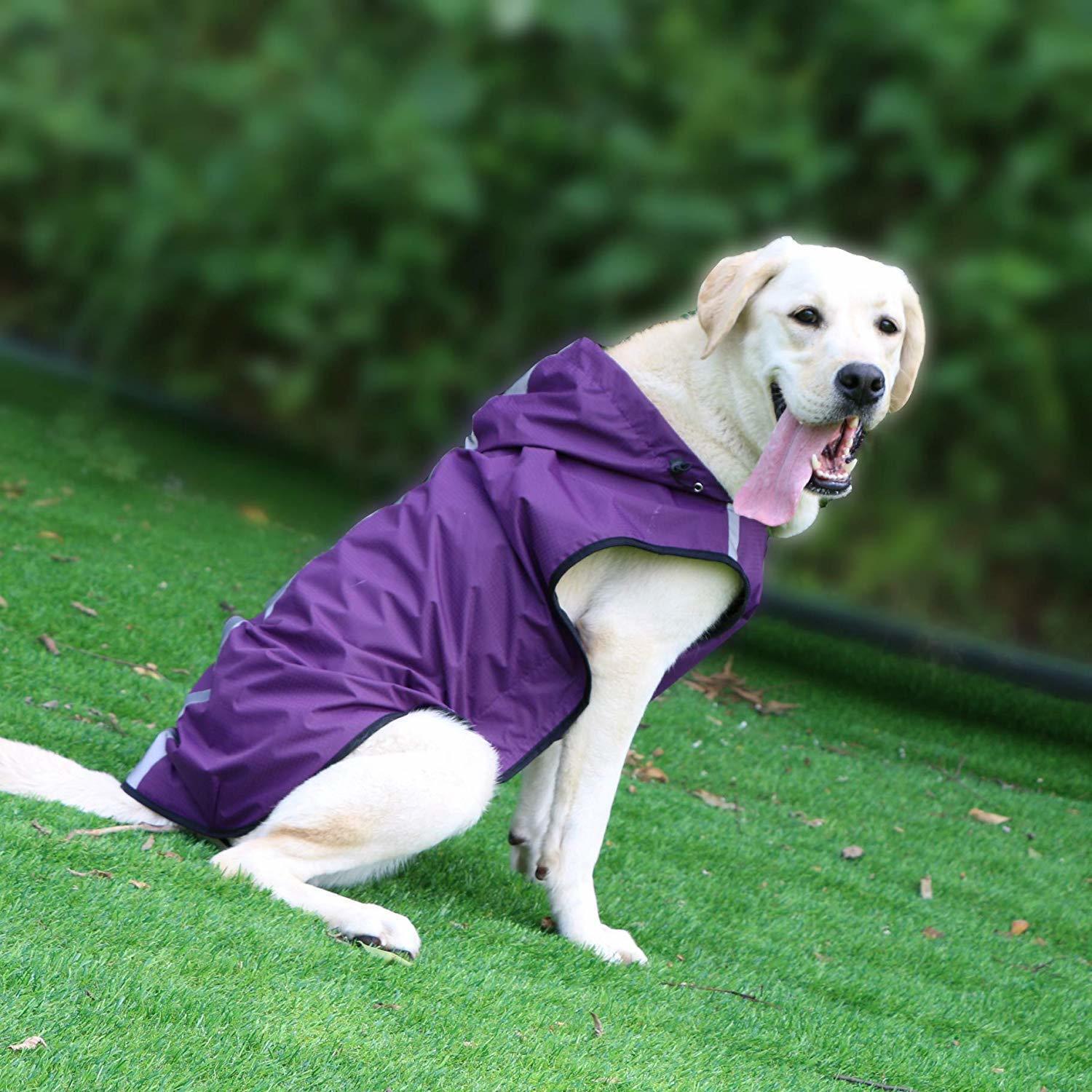 Waterproof Pet Raincoat - Easy to Wear and Remove