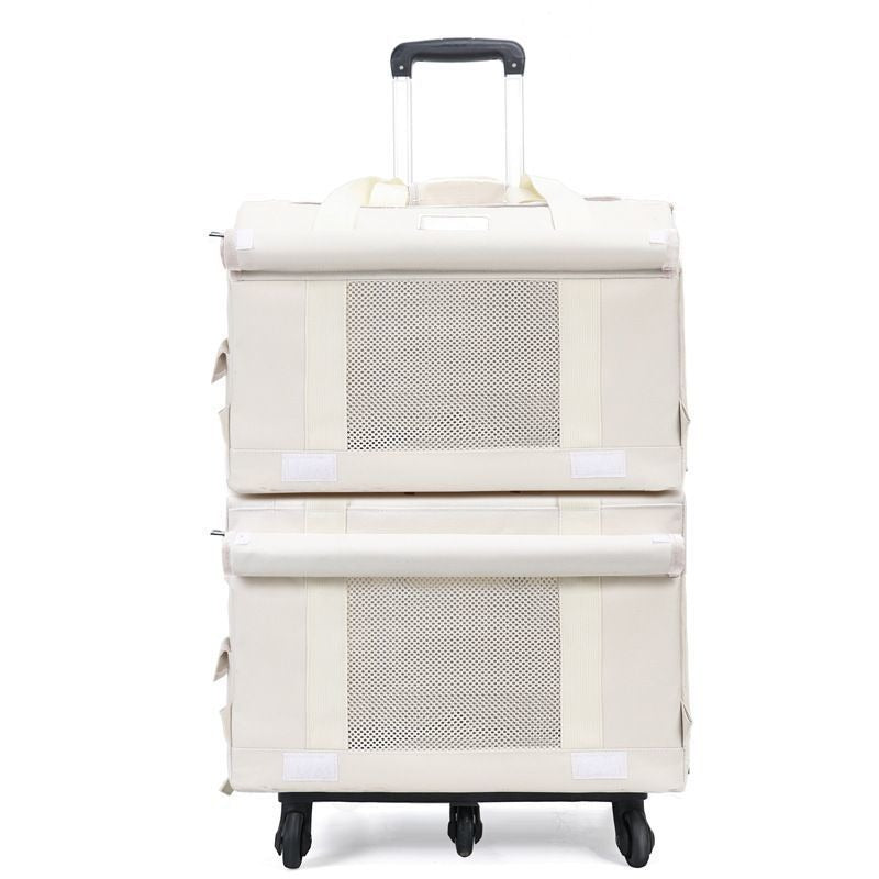 Portable Cat & Dog Travel Bag with Wheels