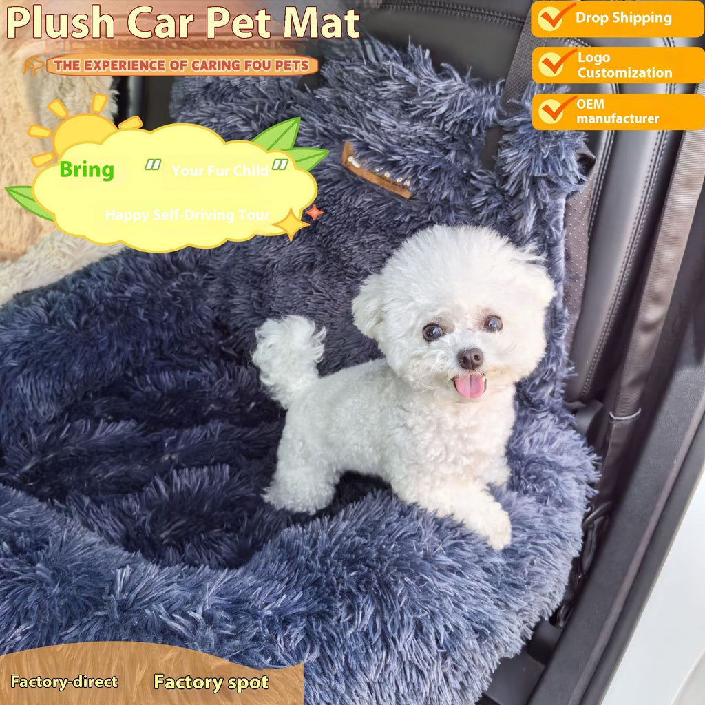 Winter Thickened Thermal Car Pet Mat