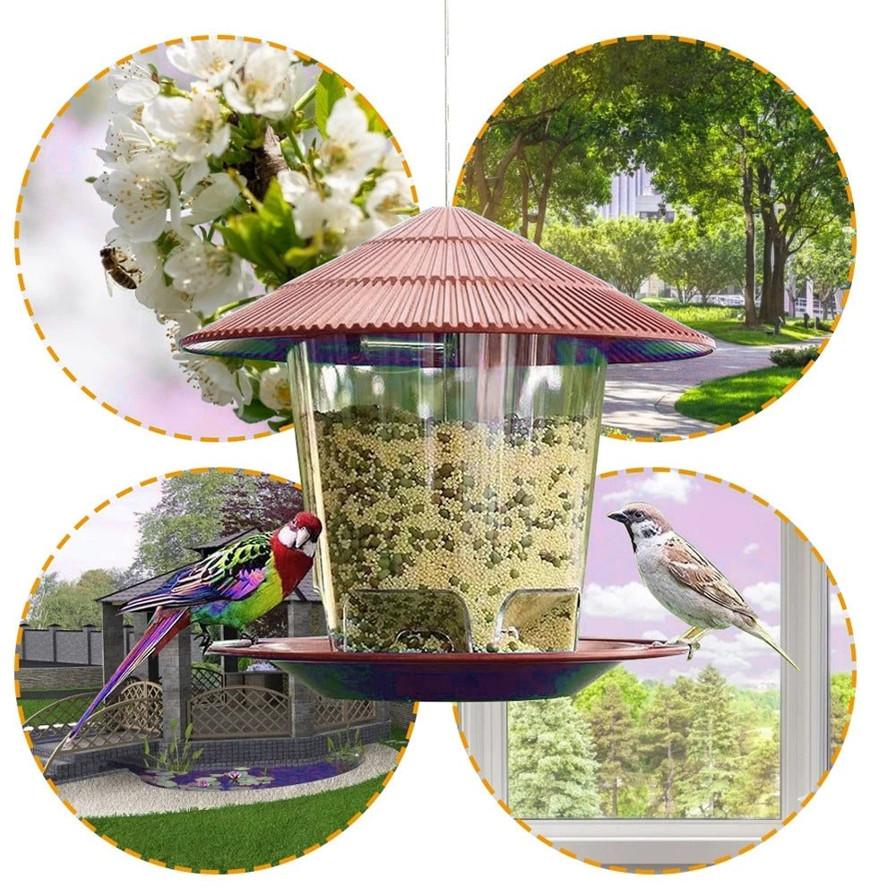 Outdoor Hanging Metal Bird Feeder