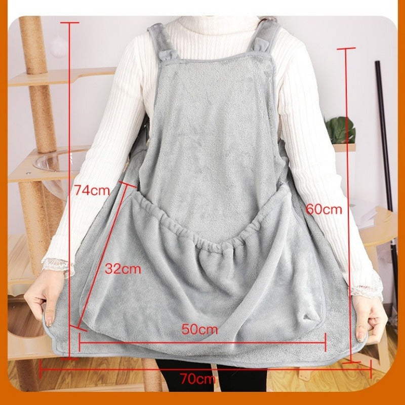 Pet Carrier Apron for Small Cats & Dogs