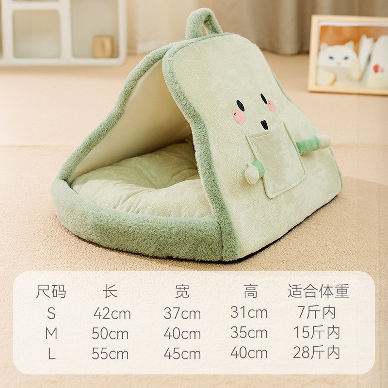 Warm House for Small Dogs and Cats, Removable Pet Bed - view 36