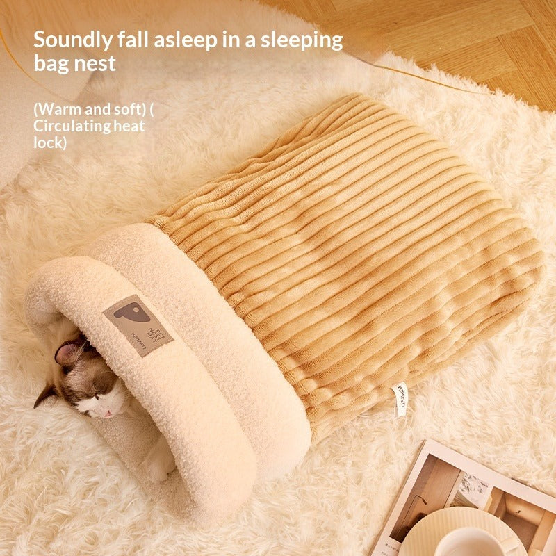 Warm Cat Sleeping Bag Bed