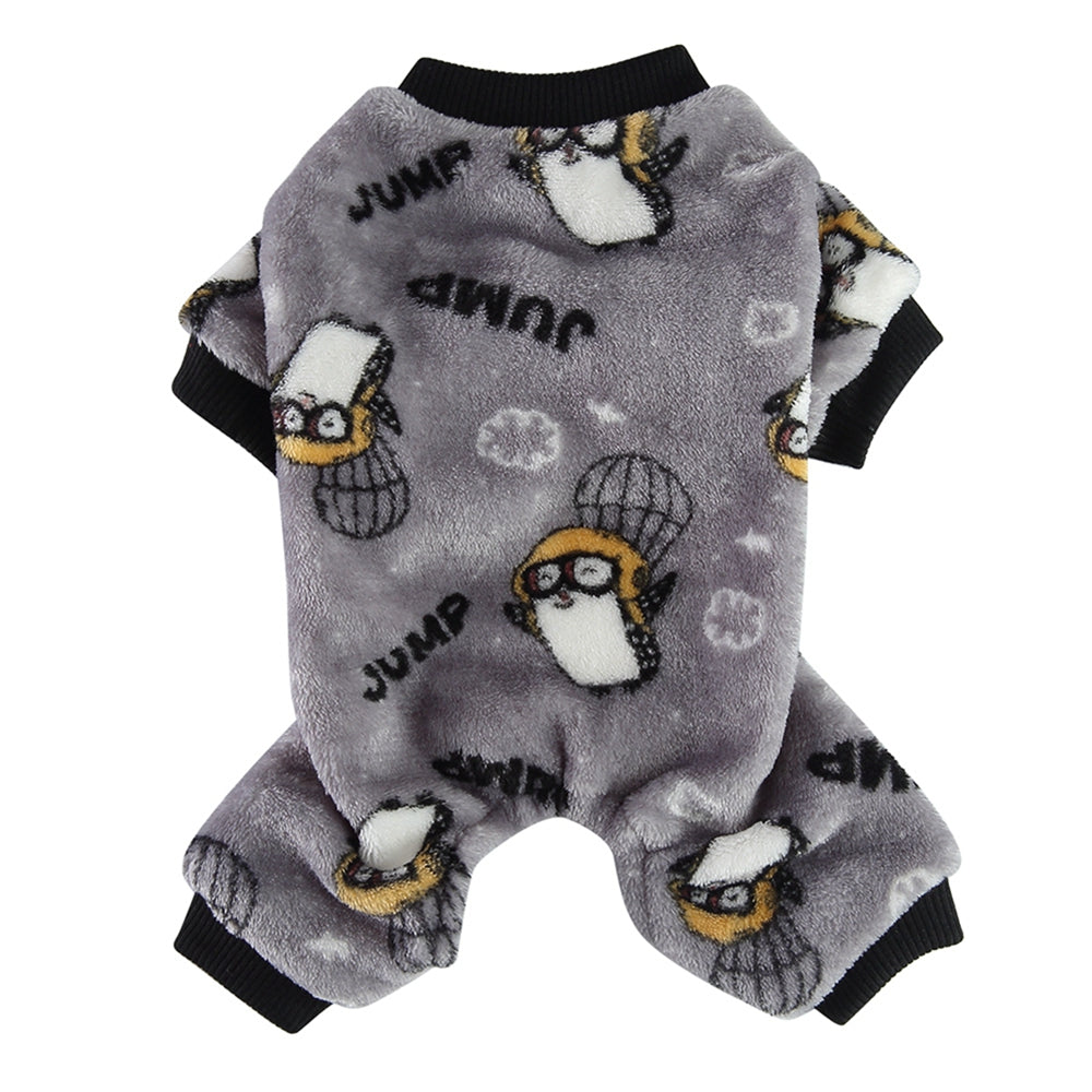 Autumn Plush Dog Pajamas for Pets