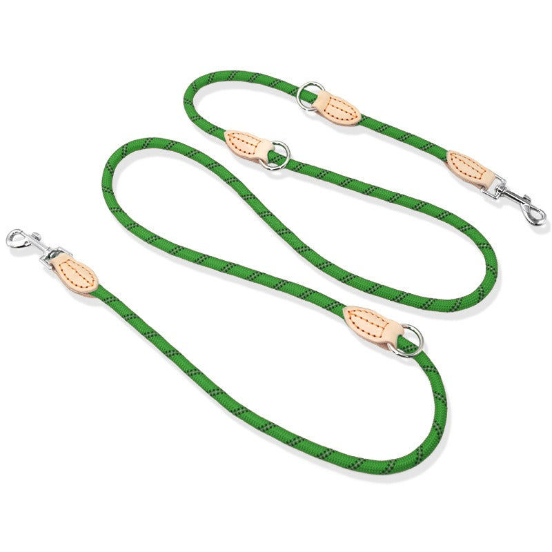 Multifunctional Leather Dog Leash