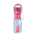 3-in-1 Dog Travel Water Bottle with Waste Bag & Filter