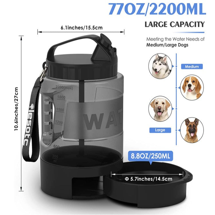 Large Capacity Dog and Cat Water Bottle