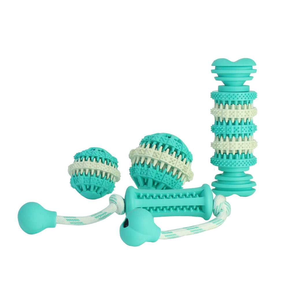 Durable Rubber Dog Toy for Training and Chewing