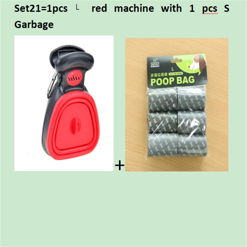 Foldable Dog Pooper Scooper with Decomposable Bags