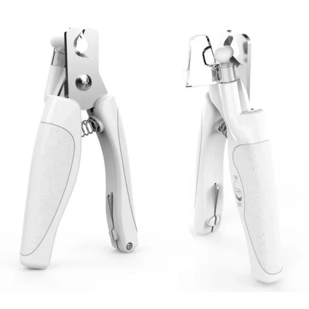 Rechargeable Pet Nail Clippers with LED Light
