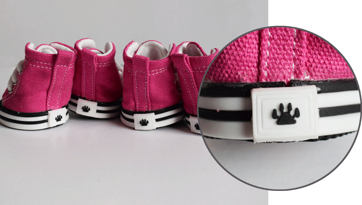Pet Denim Canvas Shoes - Waterproof Non-Slip Dog Footwear