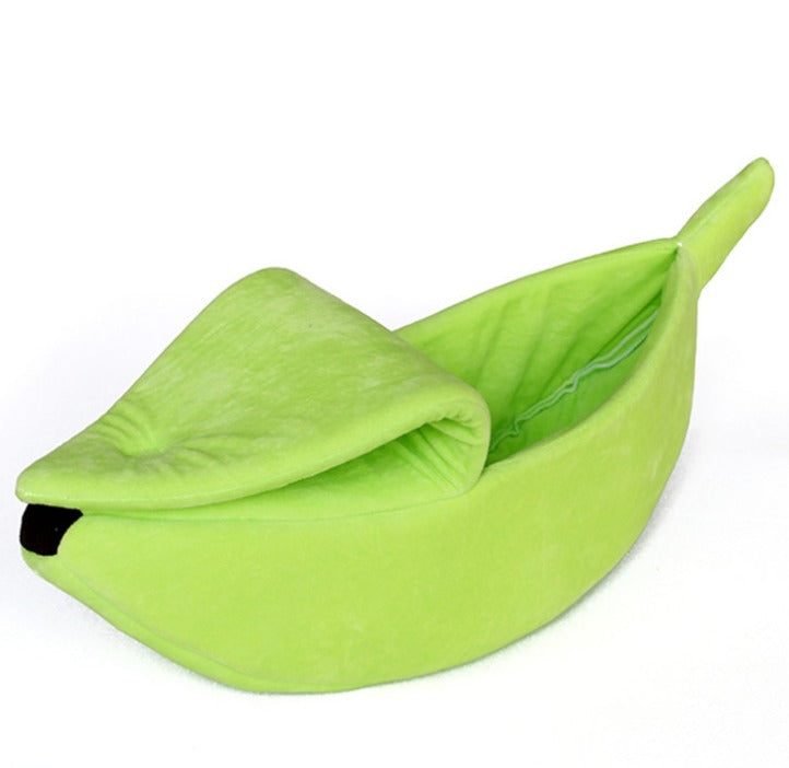 Banana Shaped Pet House Dog Bed