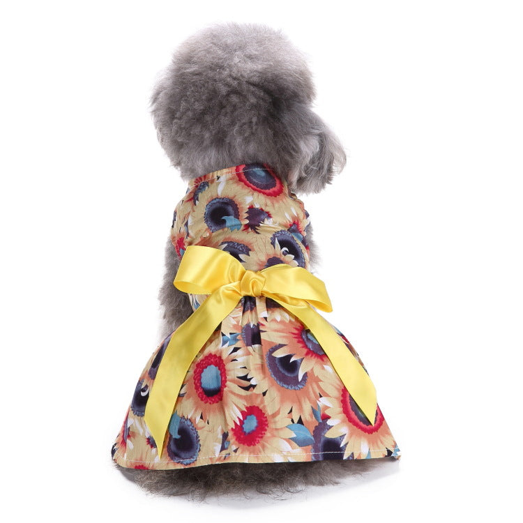 Polka Dot Pet Summer Dress - Watermelon & Strawberry