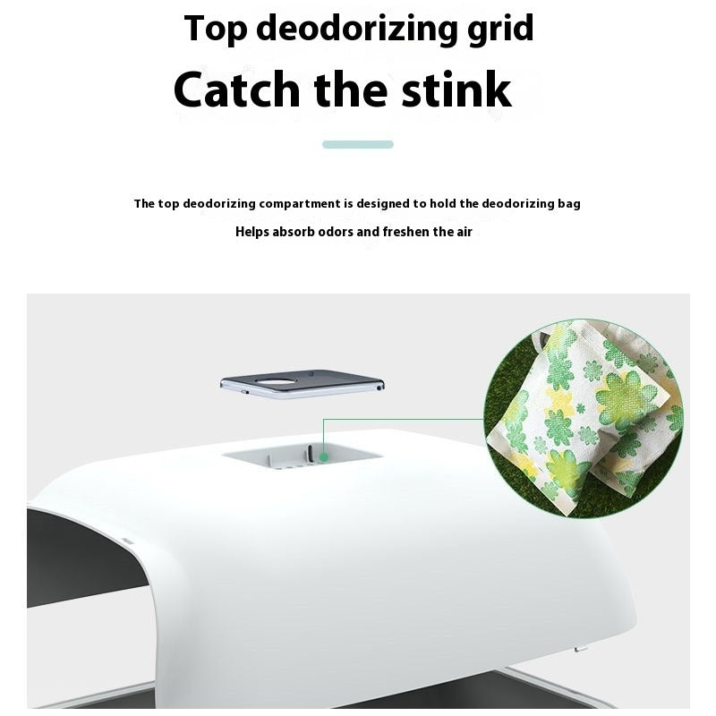 Fully Enclosed Cat Litter Box