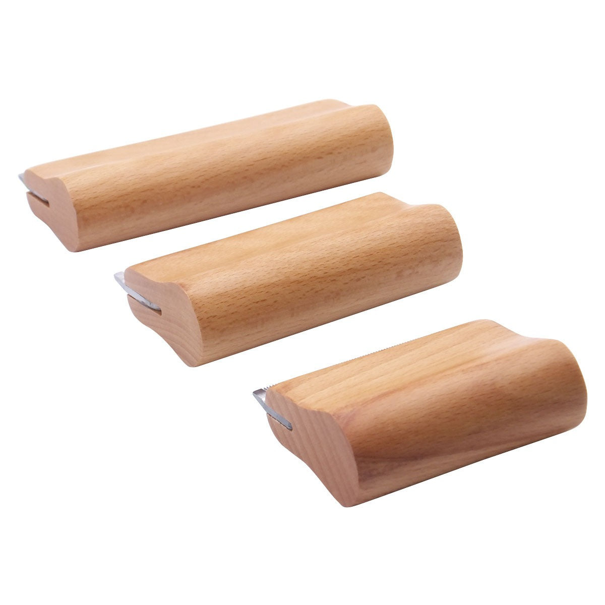 Solid Wood Handle Pet Hair Removal Comb