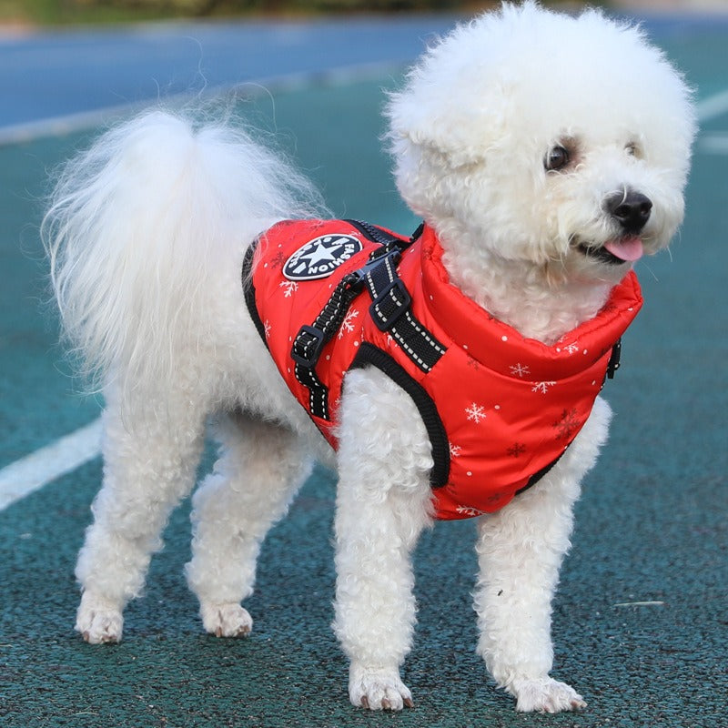 Pet Warm Dogs Cotton Coat with Thickened Fleece