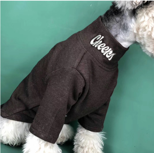 Padded High Neck Long Sleeve Shirt for Dogs and Cats
