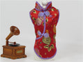 Pet Brocade Cheongsam for Spring, Summer, Autumn