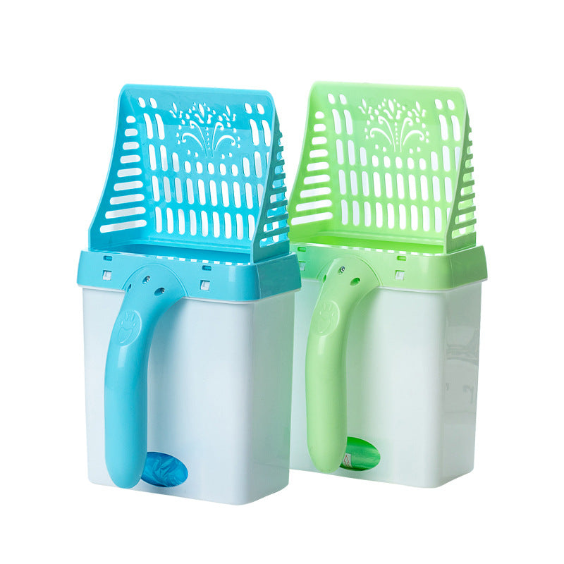 Pet Toilet Picker with Bucket Trash Can Shovel Set
