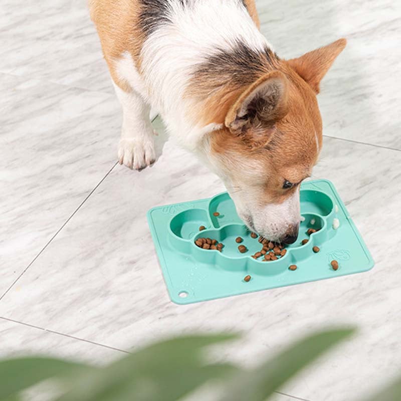 Cute Silicone Pet Bowl with Sucker Licking Pad