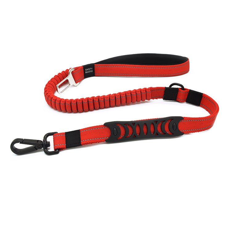 Retractable Reflective Traction Belt with Buffer