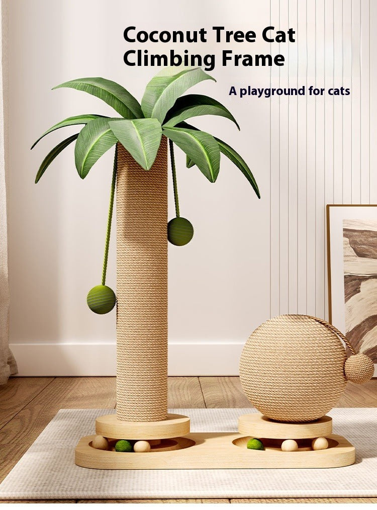 Wear-Resistant Cat Scratch Board Climbing Frame