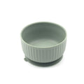 Silicone non slip small pet watering bowl cat food bowl dog feeding Soft Green