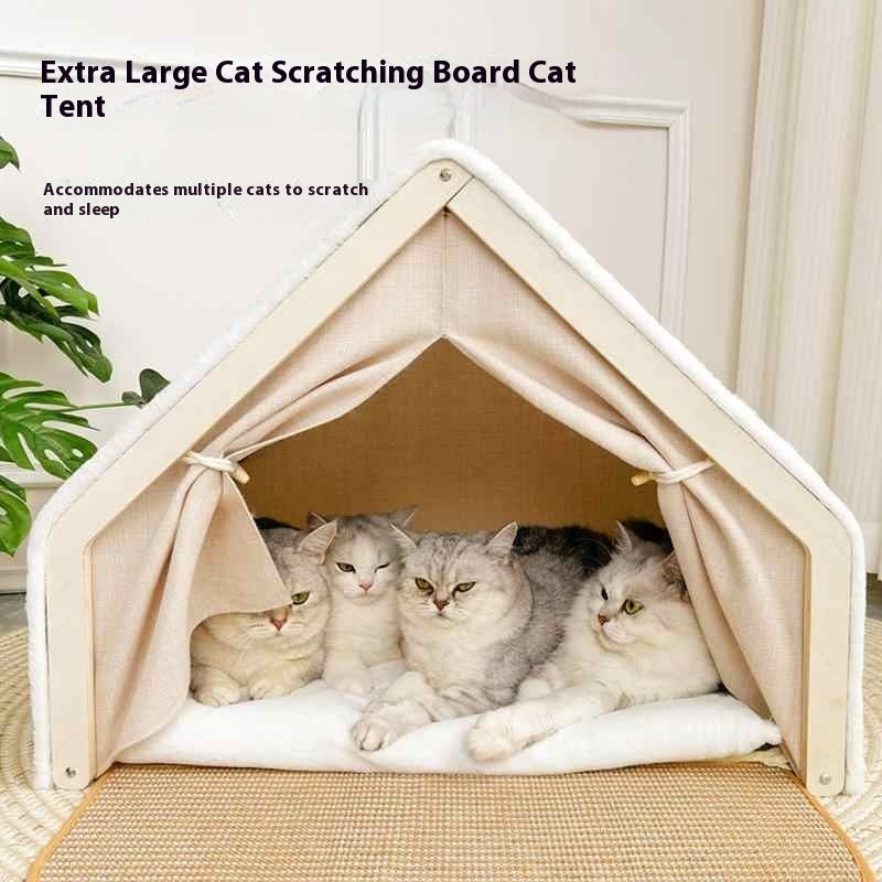 Sisal Cat Scratch Tent