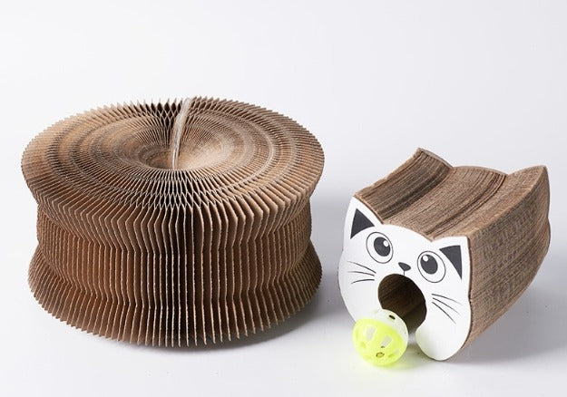Cat Corrugated Cardboard Scratcher Board