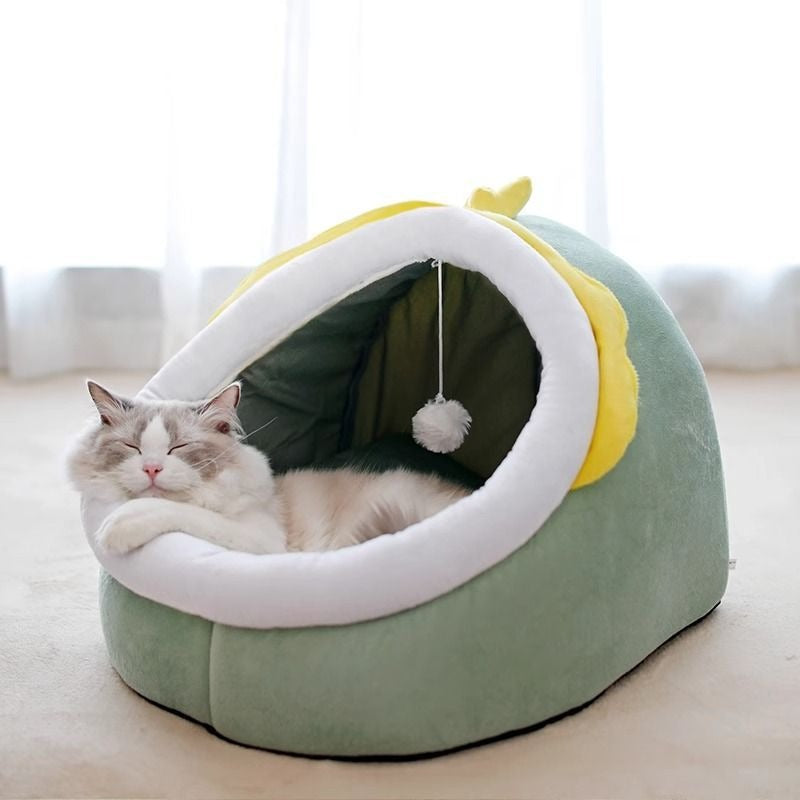 Four Seasons Semi-closed Pet Bed