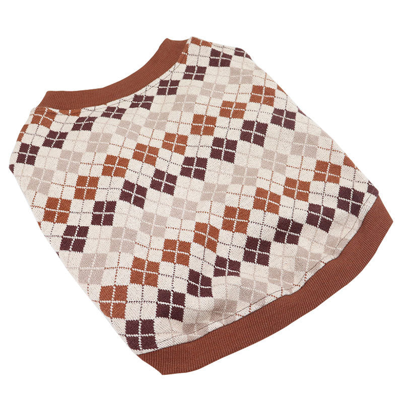 Fashionable Short Knitted Cardigan for Dogs