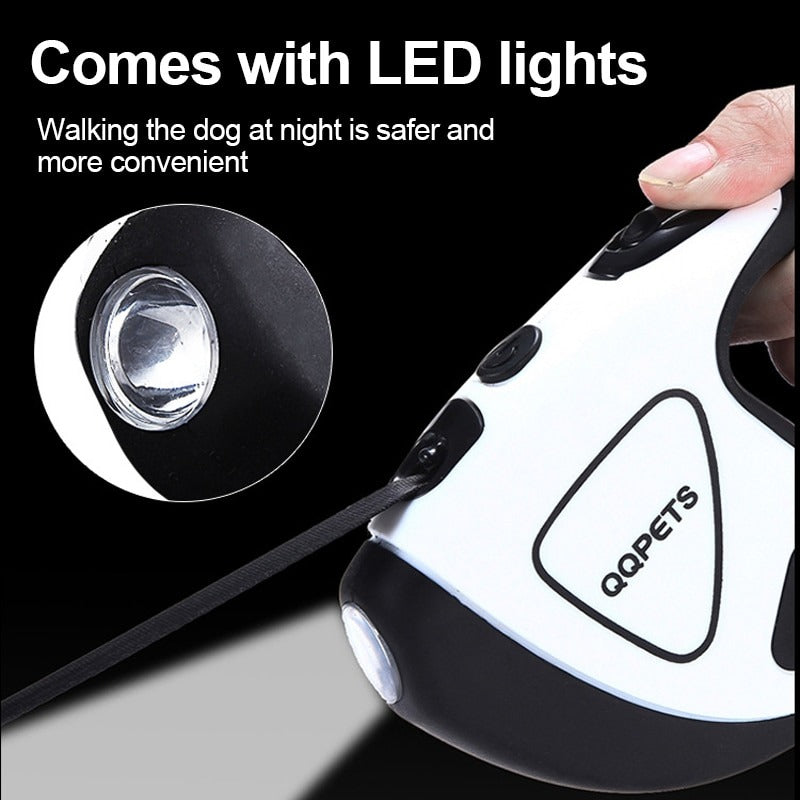 Retractable Dog Leash with Light