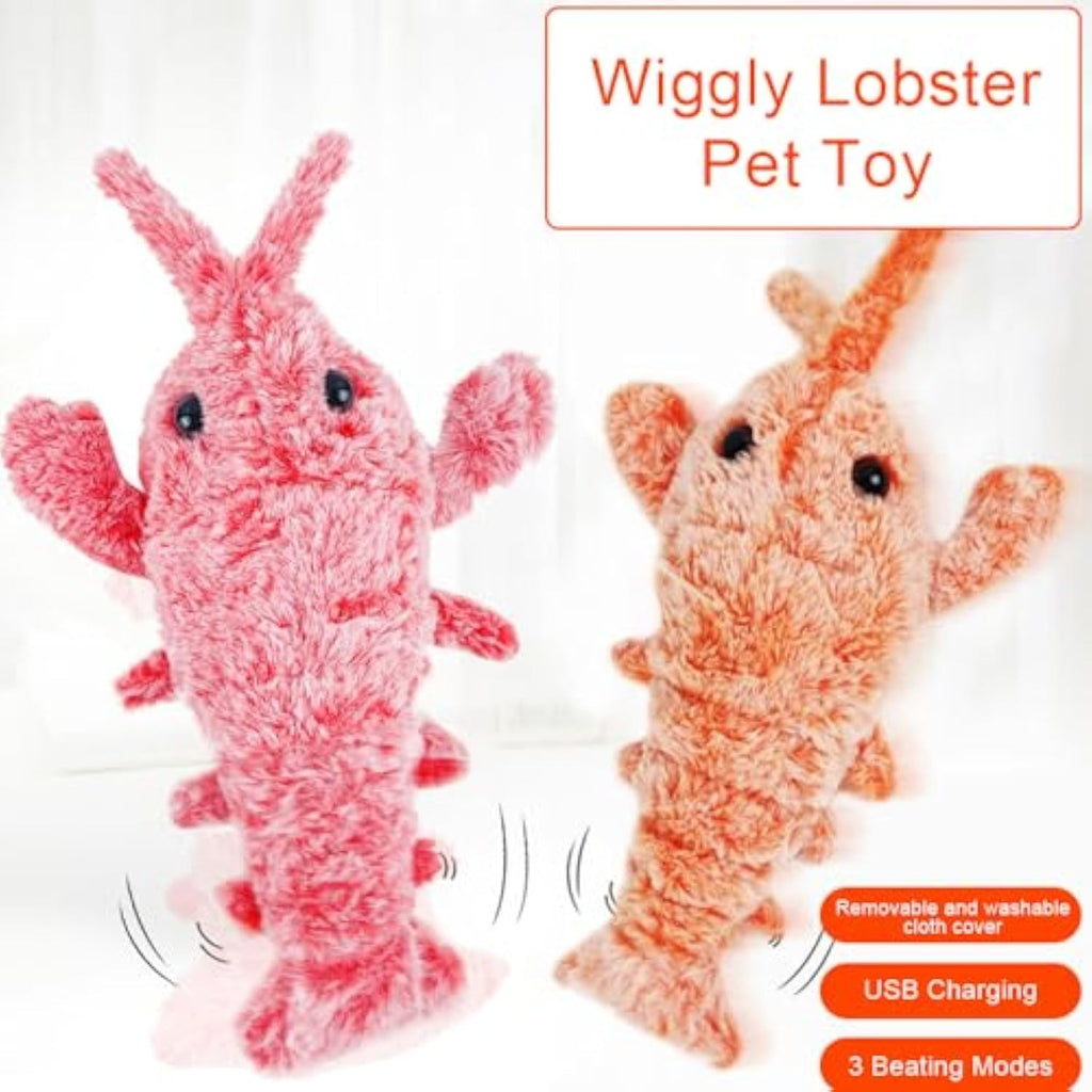 USB Rechargeable Cat Lobster Kicker Toy