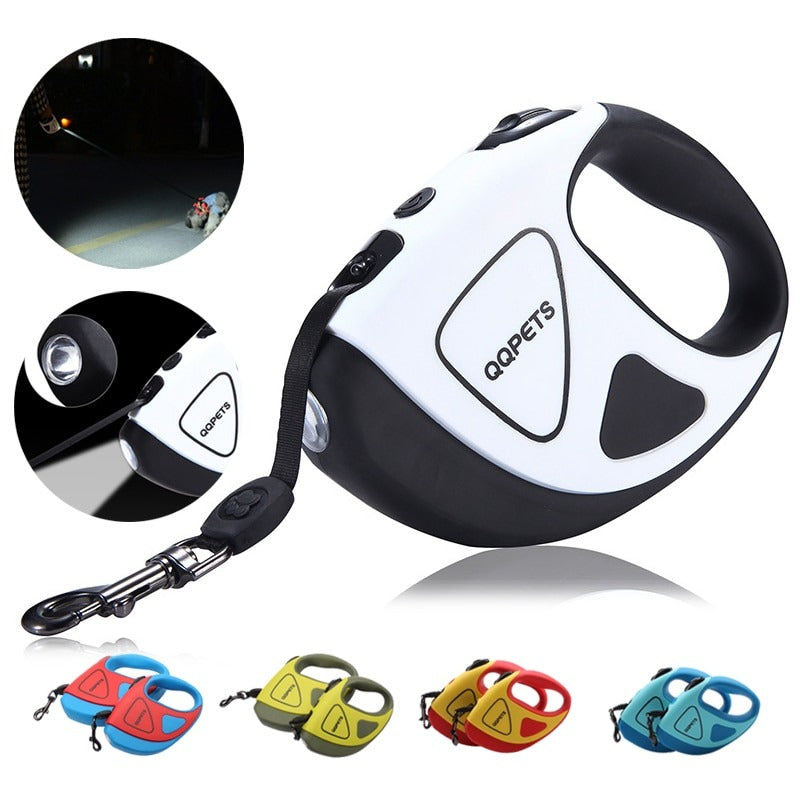 Retractable Dog Leash with Light
