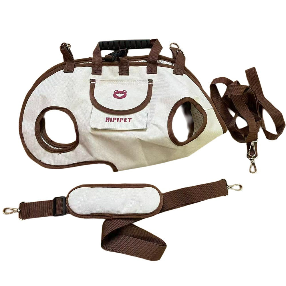 3-Piece Outdoor Dog Backpack Set with Leash & Harness