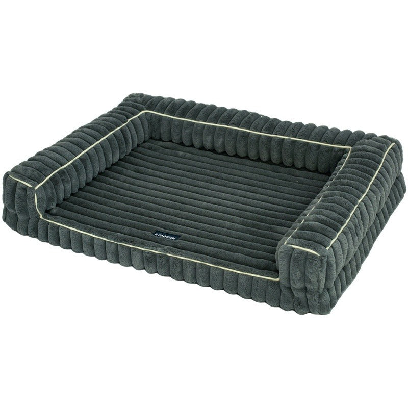 Angora Stripe Removable Pet Bed
