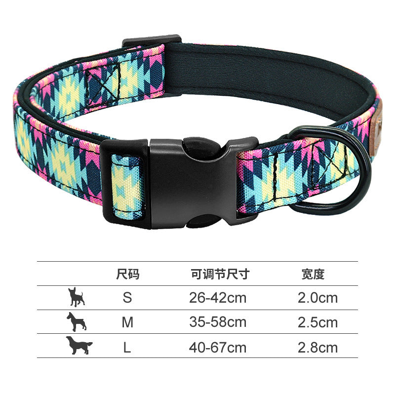 Reflective Dog Collar with Engraving for Pets