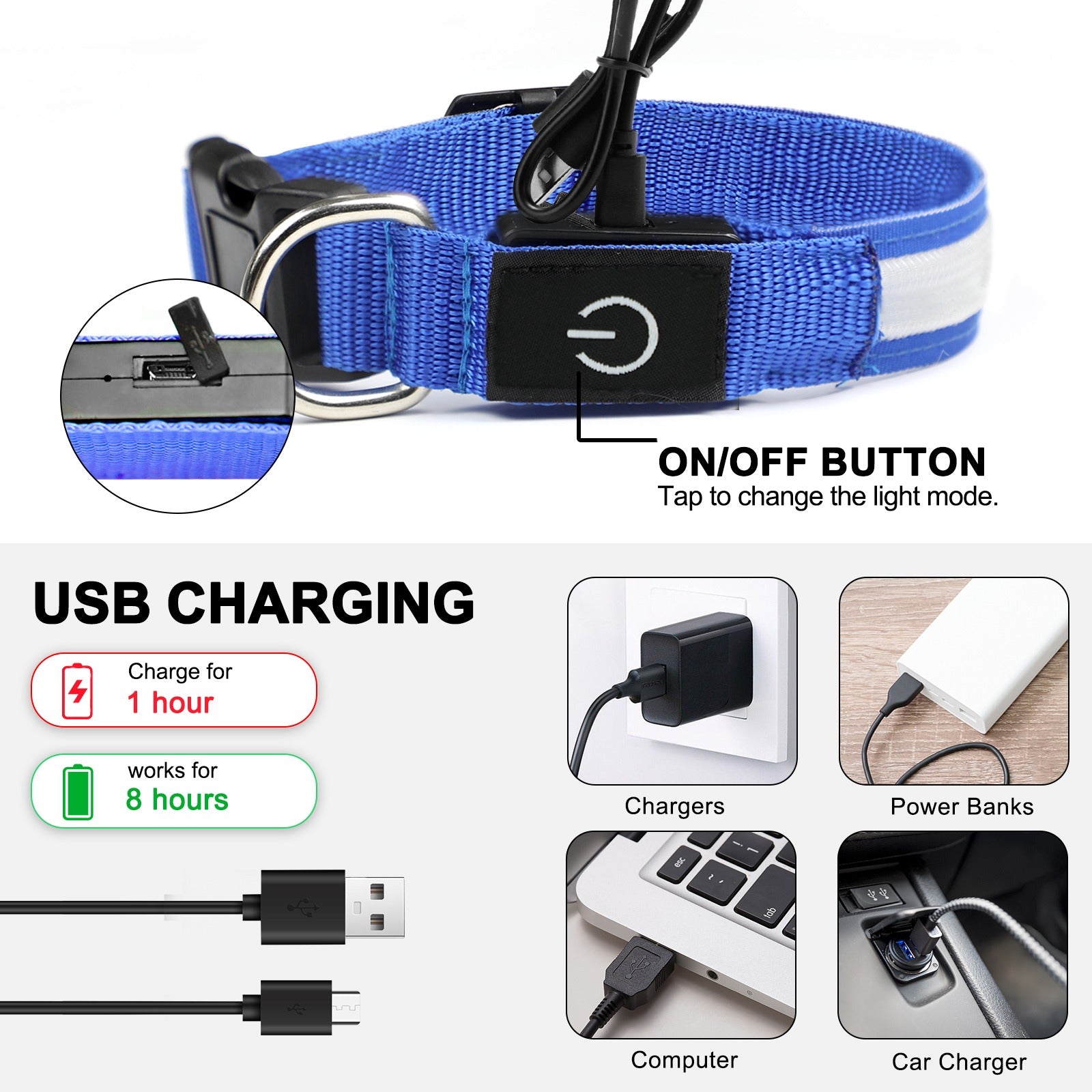 Dog Collar Rechargeable