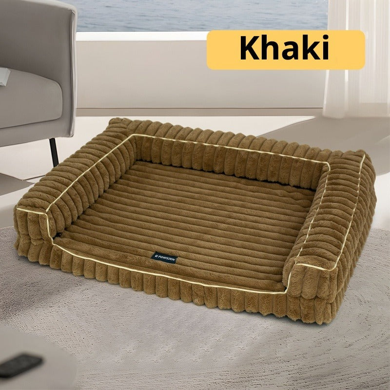 Angora Stripe Removable Pet Bed