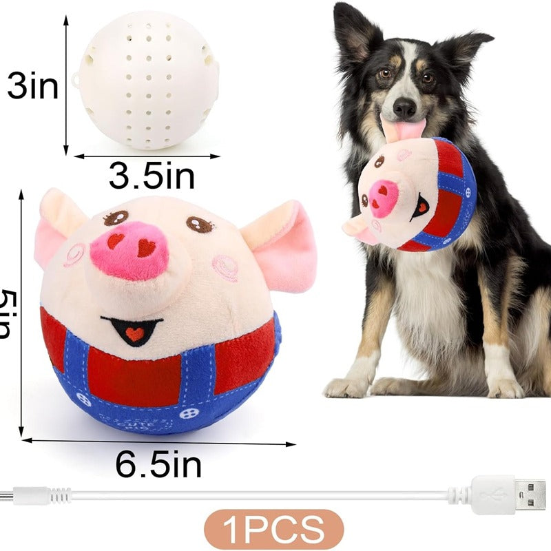 Jumping Electric Dog Piglet Plush Toy