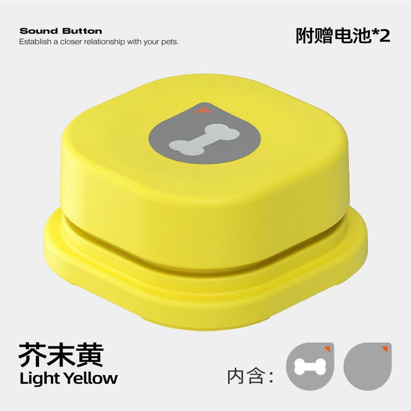 Pet Communication Button for Interactive Dog Training