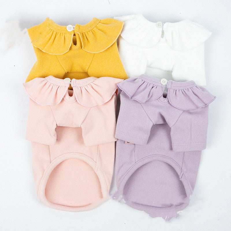 Thickened Long-Sleeved Autumn Winter Pet Clothes