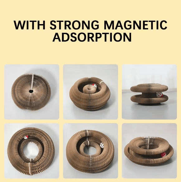 Accordion Style Cat Scratching Board Toy