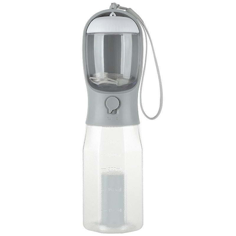 Pet Dog 3-in-1 Portable Water Cup with Garbage Bag Filter
